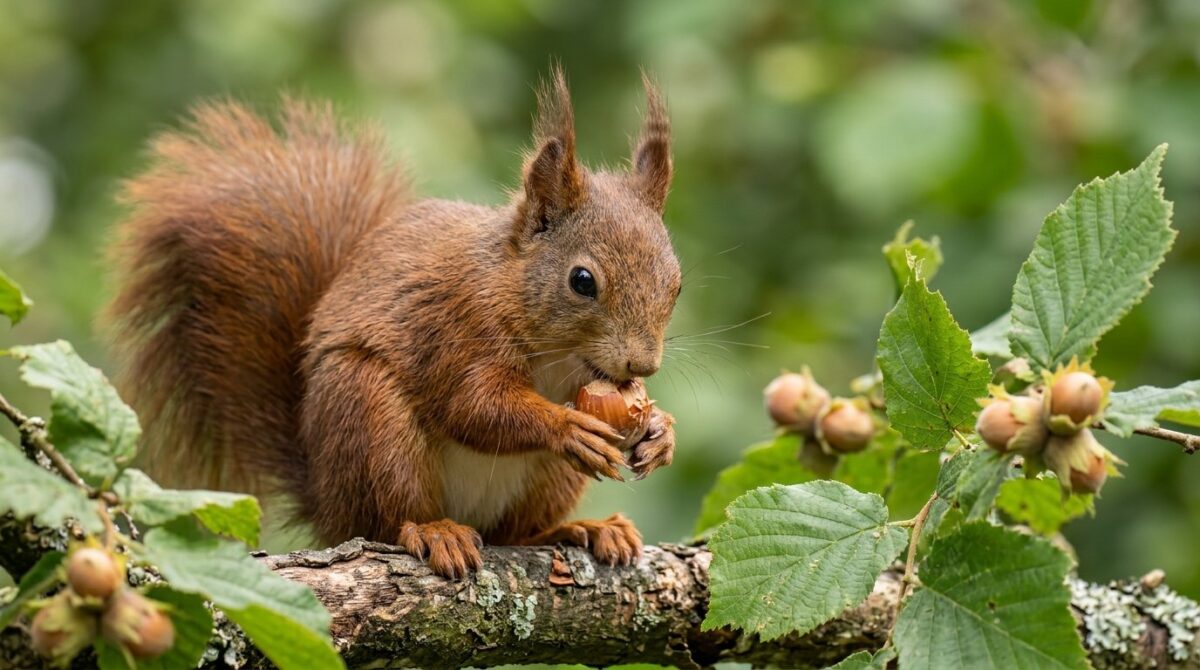 entdecken Sie die besten Pflanzen im März, um Eichhörnchen anzulocken und Gartenschädlinge auf natürliche Weise zu vertreiben