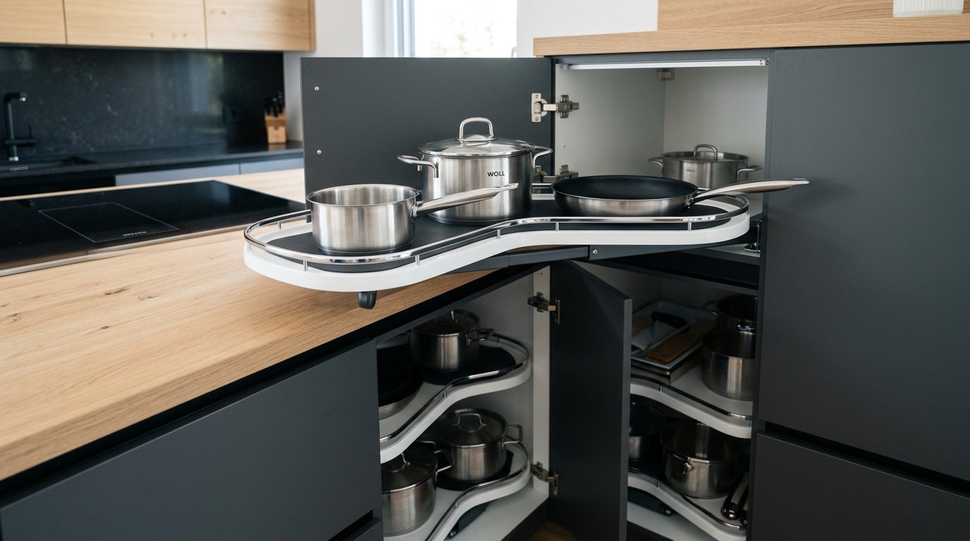 entdecken Sie, wie Profis eine versteckte Küchennische schaffen, die Ihre Arbeitsfläche befreit und cleveren Stauraum bietet