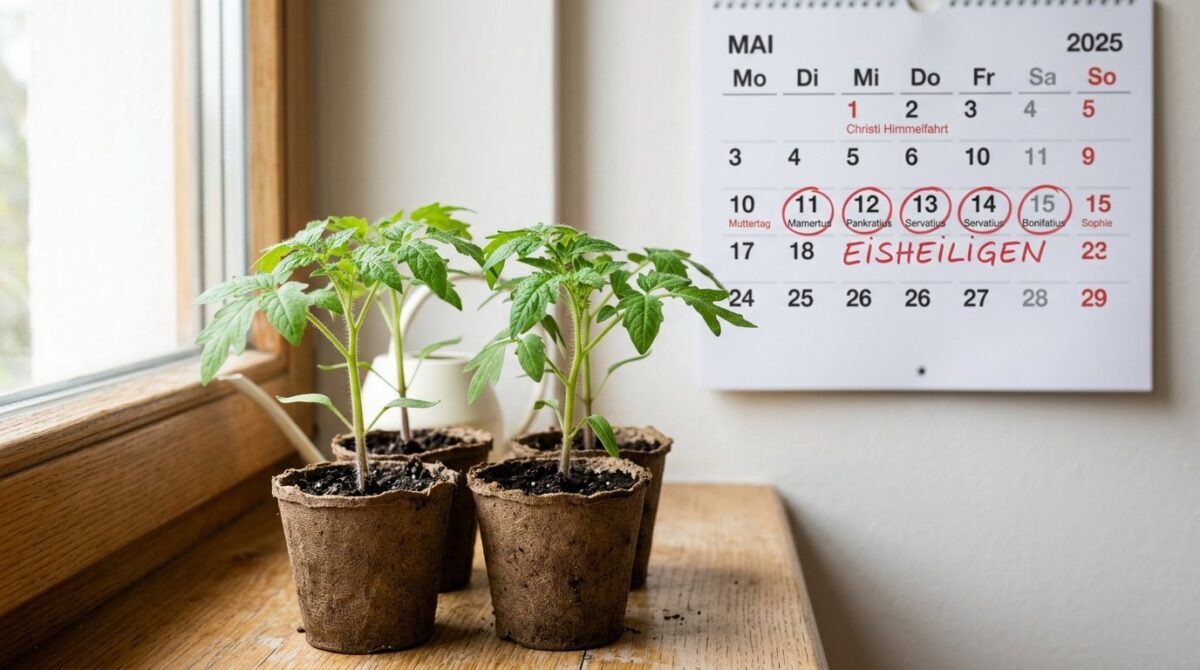 entdecken Sie den perfekten Zeitpunkt für Ihre Tomatensaat und vermeiden Sie häufige Anfängerfehler mit unserem natürlichen Aussaatkalender für reiche Ernten