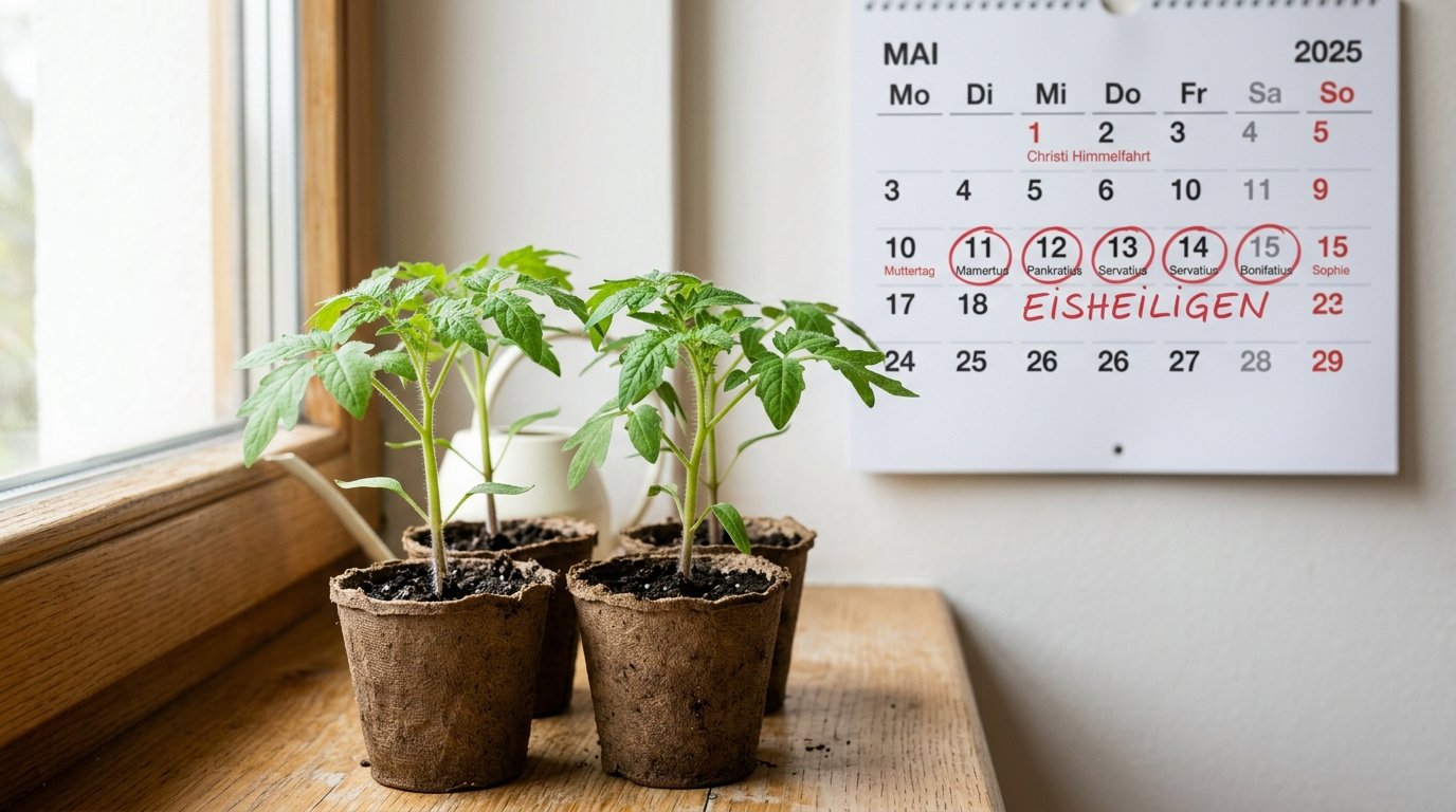 entdecken Sie den perfekten Zeitpunkt für Ihre Tomatensaat und vermeiden Sie häufige Anfängerfehler mit unserem natürlichen Aussaatkalender für reiche Ernten